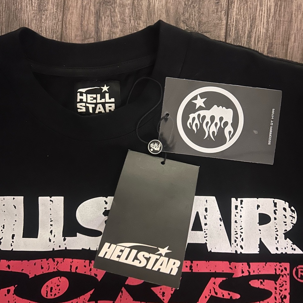 Hellstar Black Graphic Men's Shirt